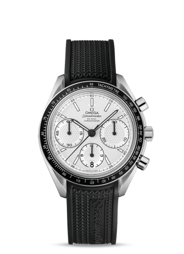 Omega Speedmaster Racing Co-Axial Chronograph Stainless Steel / Silver / Rubber